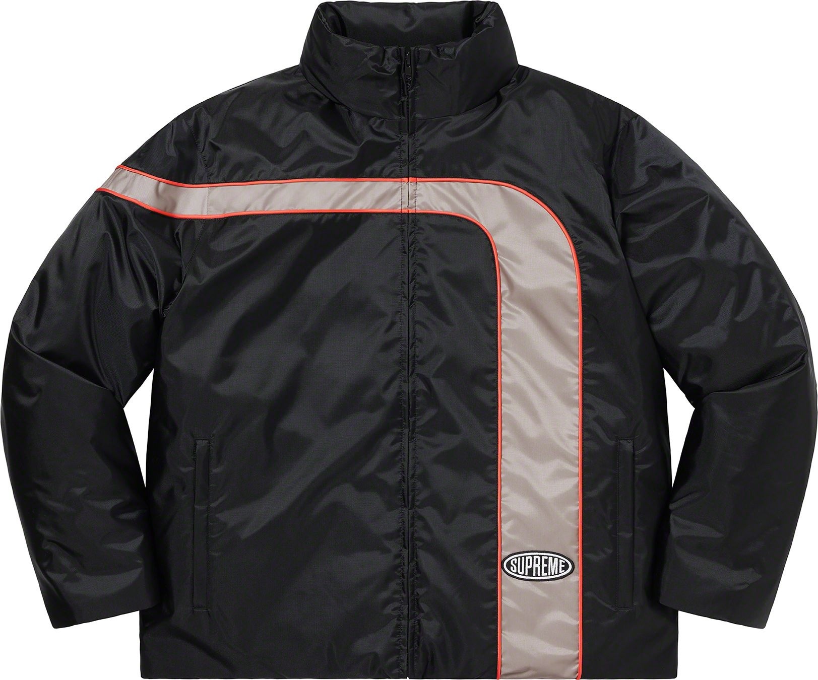 Stripe Puffer Jacket view 18